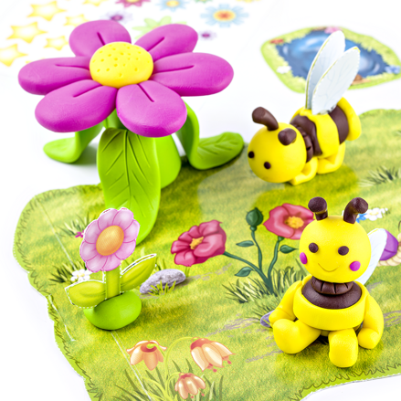 FIMO sada KIDS šťastné včely 4ks x 42g