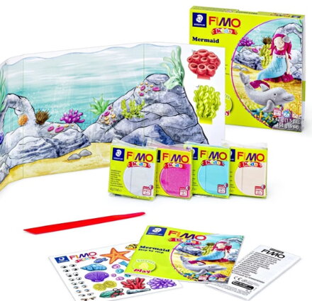 FIMO sada KIDS morská panna 4ks x 42g