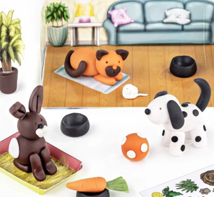 FIMO sada KIDS maznáčikovia 4ks x 42g