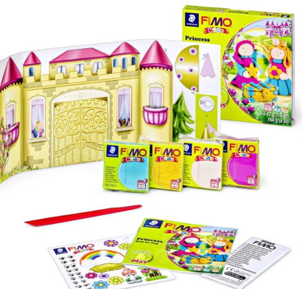 FIMO sada KIDS princezné 4ks x 42g