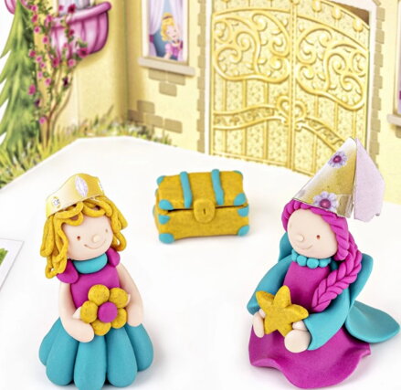 FIMO sada KIDS princezné 4ks x 42g