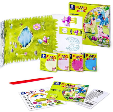 FIMO sada KIDS jednorožci 4ks x 42g