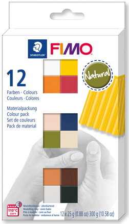 FIMO sada NATURAL 12ks x 25g