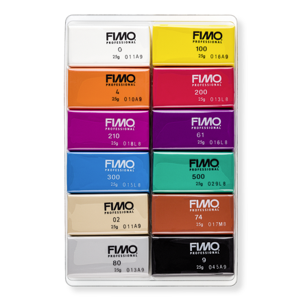 FIMO profesionálna sada BASIC 12ks x 25g