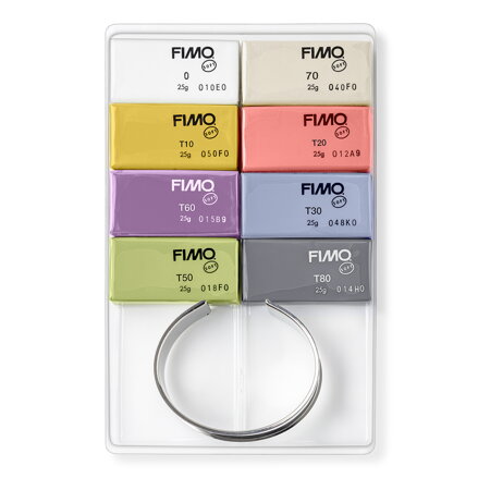 FIMO sada TREND 8ks x 25g + náramok
