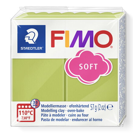 FIMO soft - Pistáciová zelená, č.T50