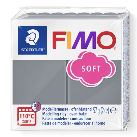 FIMO soft - Búrková šedá, č.T80