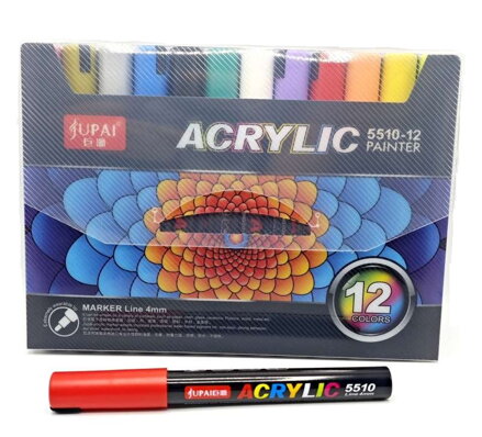 Jupai akrylový popisovač 2-4 mm
