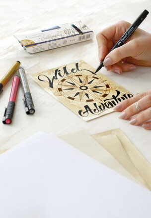Pitt Artist pen Faber-Castell - calligraphy, 4ks