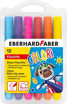 Eberhard Faber hrubé detské popisovače 12ks