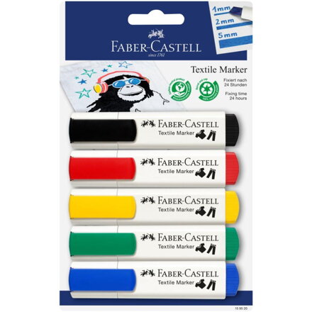 Faber-Castell popisovače na textil