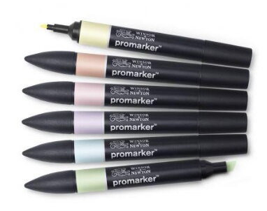 Winsor & Newton ProMarker - pastel tones, 6 ks