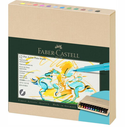 Pitt Artist pen Faber-Castell - studio box, 12 ks
