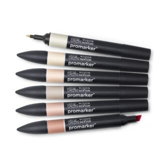 Winsor & Newton ProMarker - skin tones, 6 ks