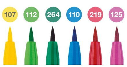 Pitt Artist pens brush Faber-Castell - spring time 6ks