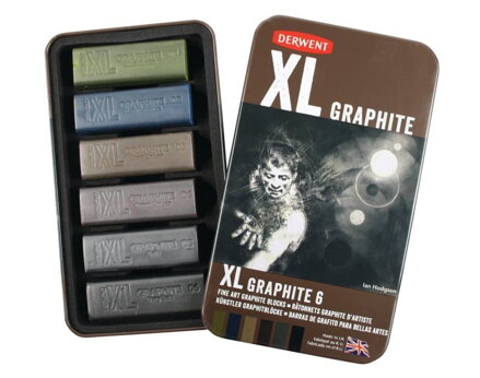 Derwent - XL graphite umelecké bloky 6ks