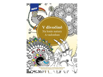 Antistresová omaľovánka A4 - v divočine