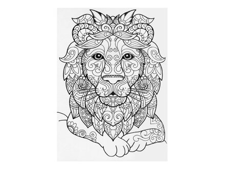 Antistresová omaľovánka A4 - v divočine
