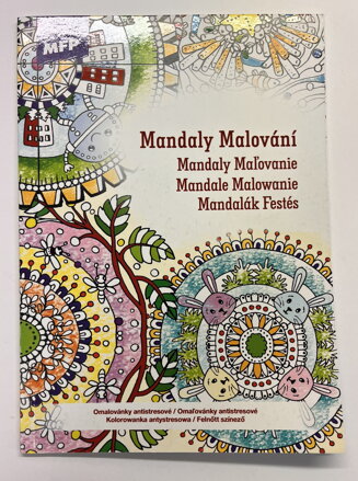 Antistresová omaľovánka A4 - mandaly
