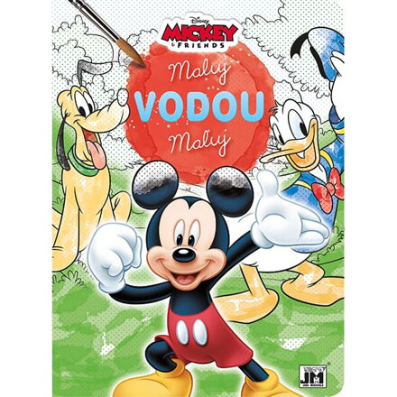 Omaľovánka pre deti - maľuj vodou Disney Mickey