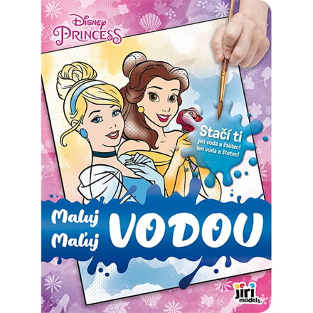 Omaľovánka pre deti - maľuj vodou Disney Princezné