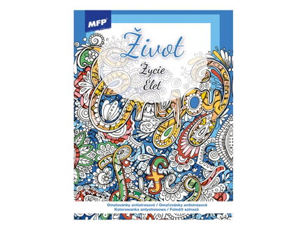 Antistresová omaľovánka A4 - život