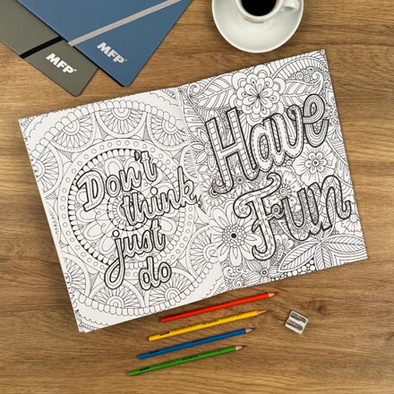 Antistresová omaľovánka A4 - život