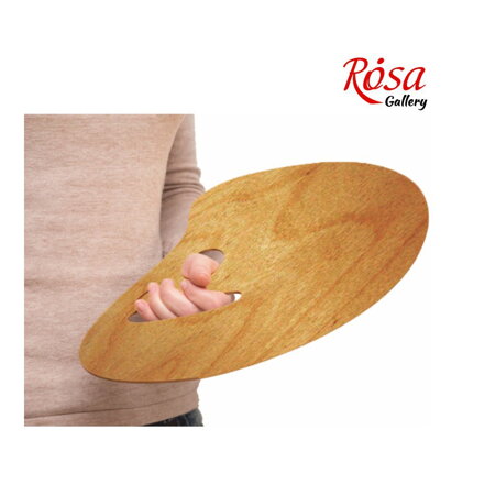 Rósa ergonomická paleta lakovaná