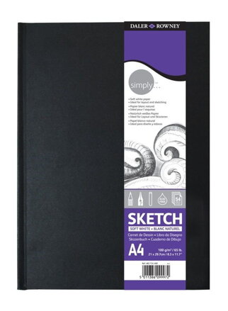 Daler Rowney kniha na skice, 100 g/m2