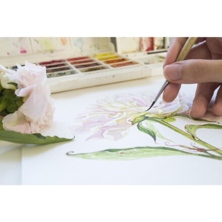 CLAIREFONTAINE Aquarelový blok - 2 štruktúry 300g