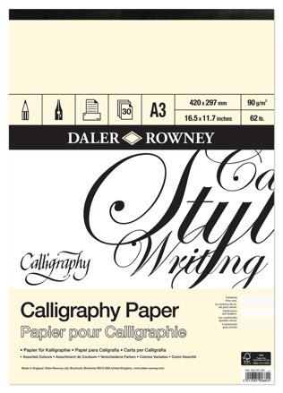 Daler Rowney - blok na kaligrafiu