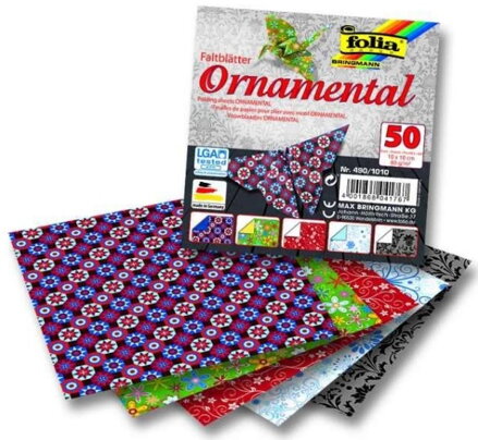 Origami papier - 50 listov - ornamental