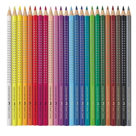 Faber-Castell - Grip pastelky v plechovej krabičke, 24 ks