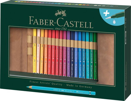Faber-Castell - Akvarel. pastelky Albrecht Dürer v kož. rolke