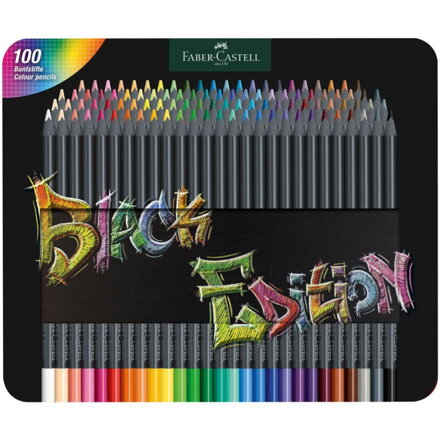 Faber-Castell Black Edition pastelky v plechu