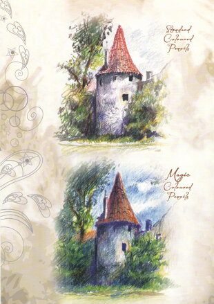 Pastelky v peračníku Koh-i-noor, MAGIC 3v1 23+1 ks