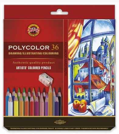 Koh-i-noor Polycolor pastelky 36ks +