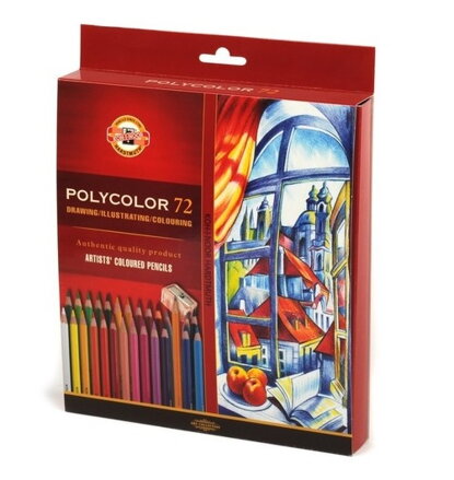 Koh-i-noor Polycolor pastelky 72ks +