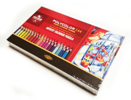 Koh-i-noor - Sada pasteliek POLYCOLOR, 144 ks