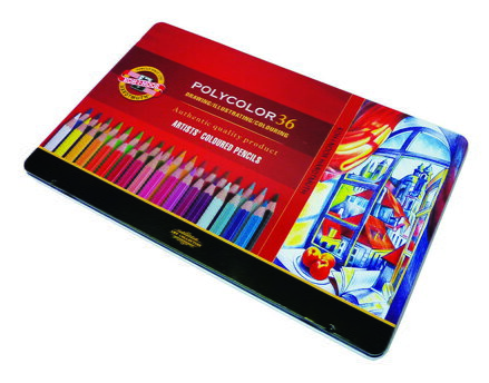 Koh-i-noor - Sada pasteliek POLYCOLOR, 36 ks