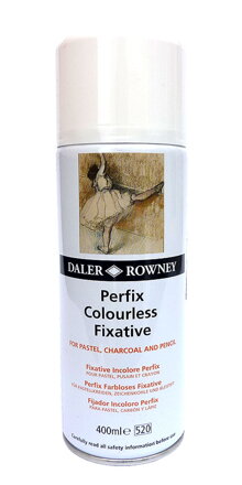 Daler Rowney - Fixatív na pastel, ceruzky a uhlík 400ml