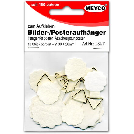 Samolepiace háčiky Meyco 10ks
