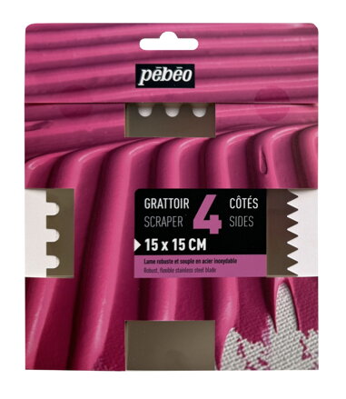 Kovová špachtľa Pébéo 15x15 cm