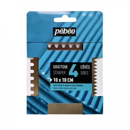 Kovová špachtľa Pébéo 10x10 cm