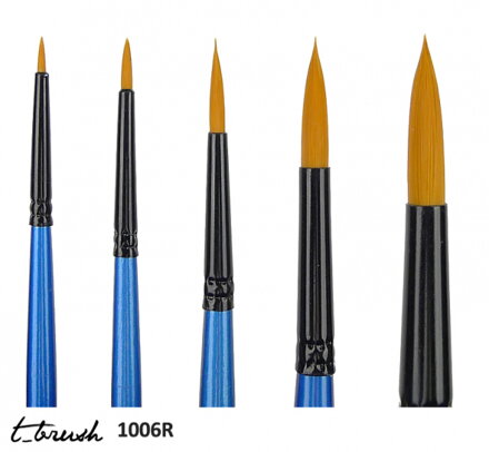 T-brush 1006R - okrúhly štetec, syntetický