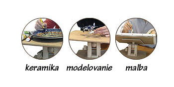 Keramika - modelovanie - maľba.