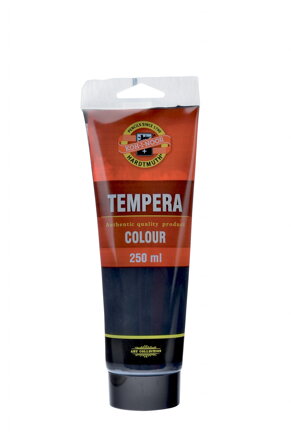 Koh-i-noor temperová farba - čierna, 250ml