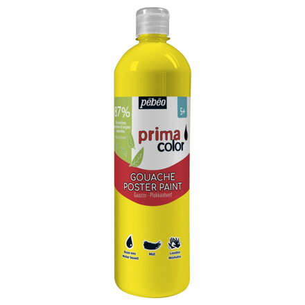 Pébéo temperová farba 1000ml: žltá