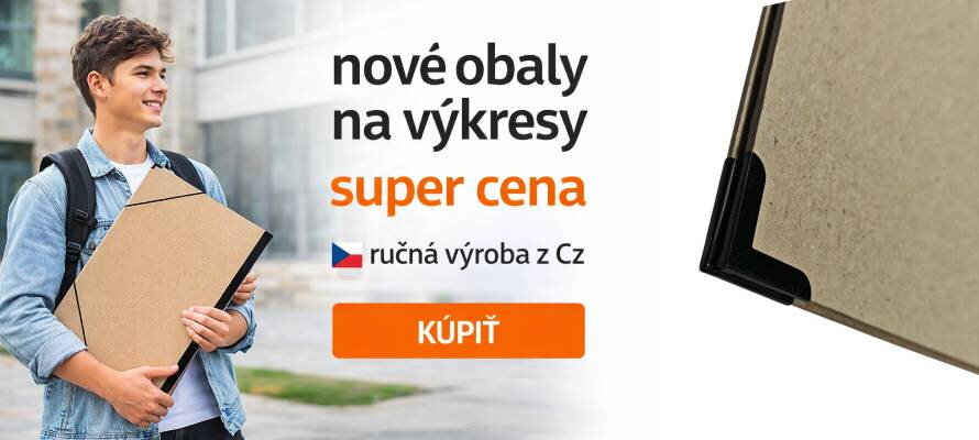 obal na výkresy s gumičkou
