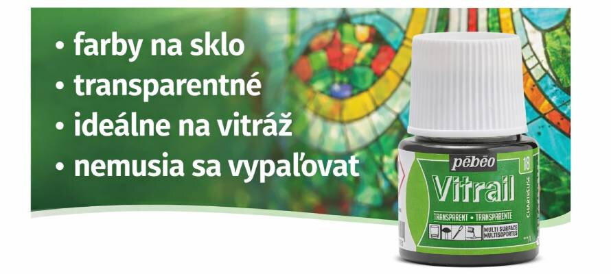 farby na sklo/vitráž Pebeo Vitrail